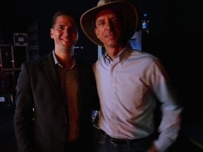 Andreas Kriwan mit John Strelecky