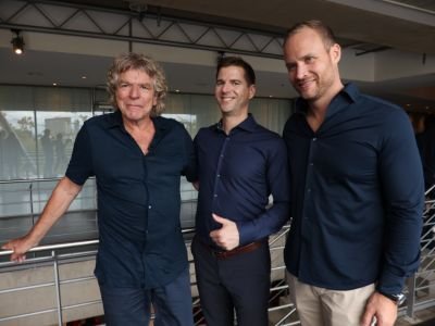 Andreas Kriwan mit Dieter Lange und Alex Müller (CEO Greator)