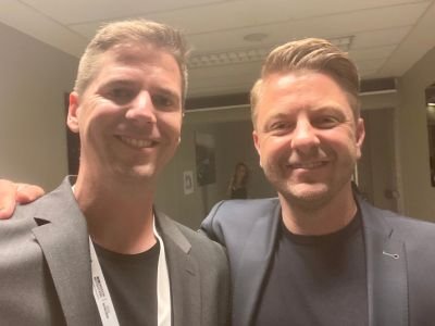 Andreas Kriwan mit Matthias Aumann